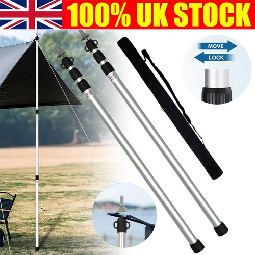 Silver tent poles - 2x,