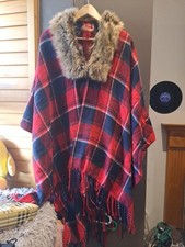 Ladies Warm Soft Poncho Cape
