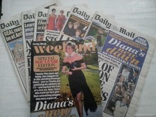 DAILY MAIL Newspapers - 29 JUNE, 1, 2, 3, 4, 5 JULY 2019 - PRINCESS DIANA etc