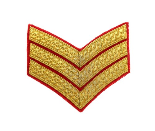 Chevron sergeant stripes - stripes, gold