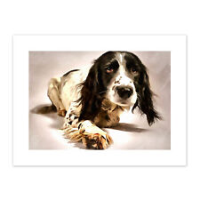 Springer Spaniel Cute Dog Canvas Wall Art Print