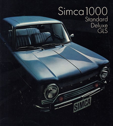 Simca 1000 standard luxe - simca,