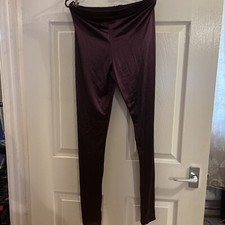 Women’s plum Leggings, evening wear, formal/informal, size 12, clubbing, Primark