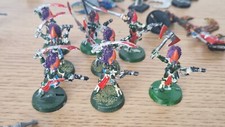 Warhammer 40k Eldar Aeldari Howling Banshees Aspect Warrior plus Exarch 8 minis