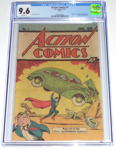 Action comics cgc 6 - cgc, 9.6