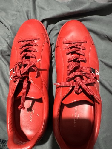 Louis vuitton red leather - red,