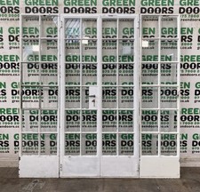 ORIGINAL CRITTALL FRENCH DOORS 1930s VINTAGE GEORGIAN SIDELIGHTS CRITAL STEEL