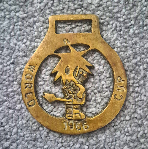 1966 world cup horse - world, brass