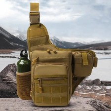 Tactical Chest Bag Crossbody Pouch Waist Pack Camping Hiking Cycling Outdoor NEW