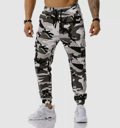 Mens cargo joggers elasticated - cargo,