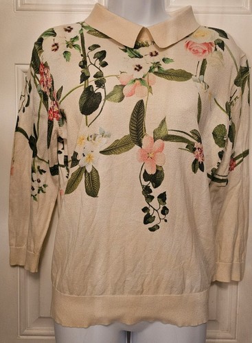 Ted baker beige floral cotton - baker,