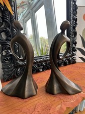 Pair Abstract Bronze