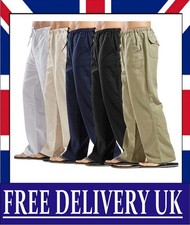 Mens cotton linen summer beach - mens,