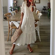 Boho V-Neck Cute Summer Dress