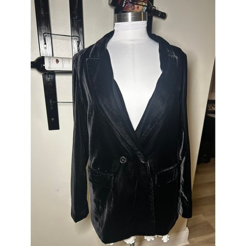 Zara black velvet double - zara,