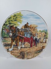 NBJ Staffordshire Display Plate "The Harvest", 19.7cm
