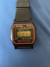 Vintage Lorus Digital Watch With Black Strap Y799-4780 31mm Need New Strap
