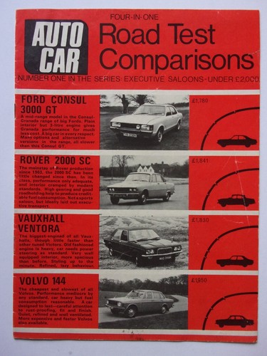 Ford consul rover p6 - gt,