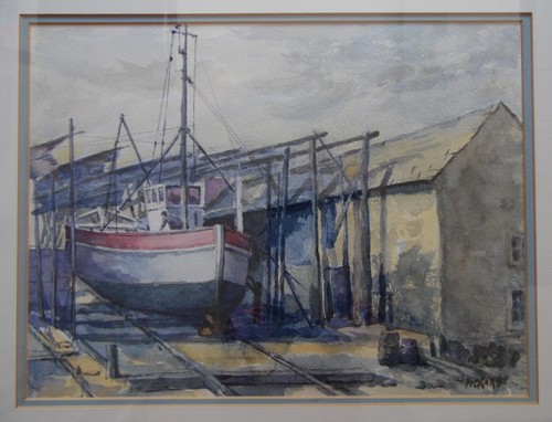 Fishing boat boatyard - boat,