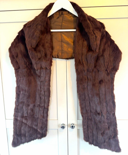 Vintage genuine rabbit fur - genuine,