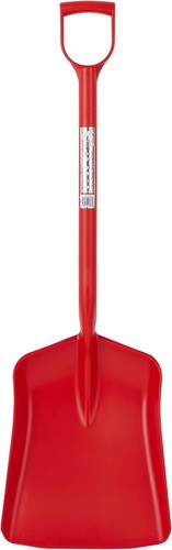 Red gorilla digging shovel - red,