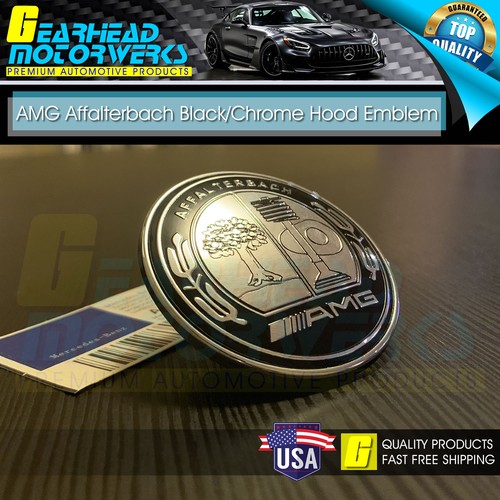 Amg front hood emblem - amg,