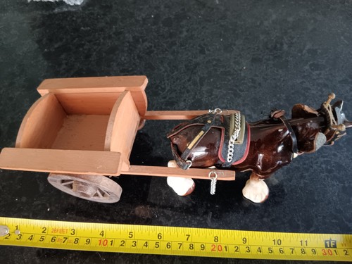 Ceramic shire horse - ceramic,