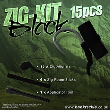 Bank Tackle Zig Rig Kit Black