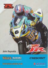 John Reynolds Un Signed Promo Card BSB Superbikes