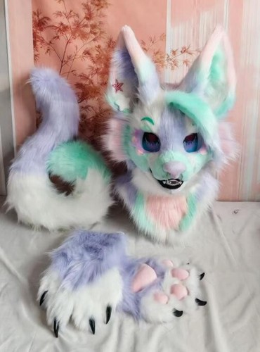 Fursuit long fur husky fox - husky,