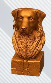 Bernese mountain dog bust - bernese,