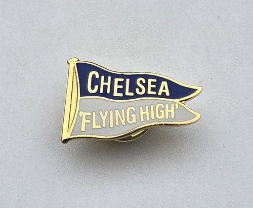Chelsea flying high flag pin - chelsea,