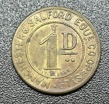1 Penny (1d) Token- Manchester