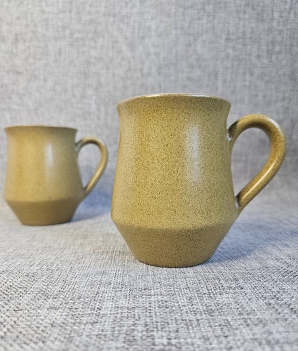 Denby stoneware mugs pair - mugs,