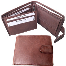 Mens Real LEATHER WALLET 100%