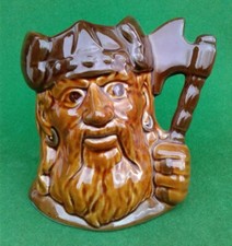 LARGE SZEILER VIKING CHARACTER JUG.