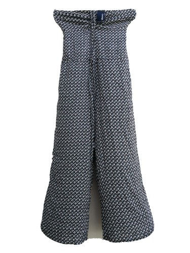 Brown teal bandeau wide - , leg