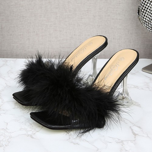 Women faux fur - women's, fluffy
