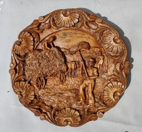 Vintage wood resin - wood, /