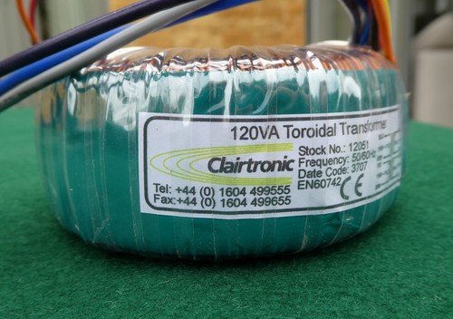 Toroidal transformer 120va - transformer,
