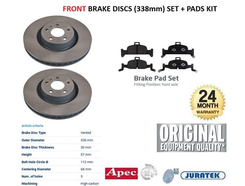 Front axle brake - front, discs