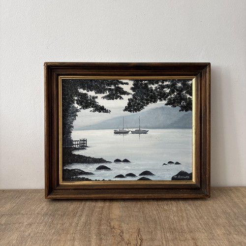 Vintage oil board - oil,