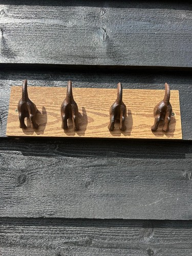 Dog tail hanging hook cast - tail,
