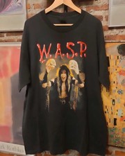 HOT W.A.S.P. Band Black Cotton