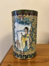 Cloisonné And Handpainted