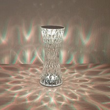 USB LED Crystal Table Lamp