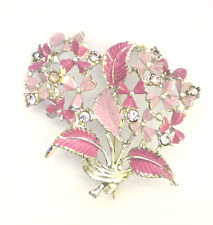 Vintage rhinestone enamel