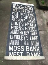 Vintage Bus Destination Blind