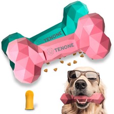 Indestructible Dog Chew Toy for Aggressive Chewers, 2-PACK, Long Lasting Natural