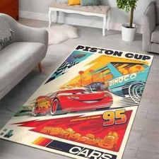 Disney Cars 10 3D Area Rug